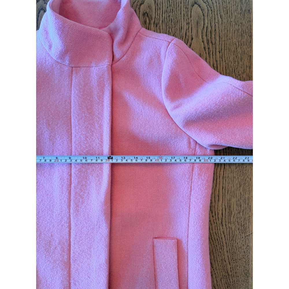 J. Crew Mercantile City Coat Petal‎ Pink Wool Blend Stadium Coat Spring Jacket 6 - Picture 9 of 13